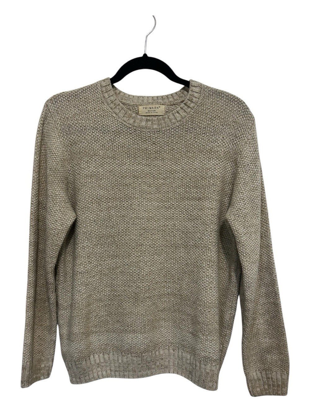 Primark Crewneck Knit Sweater in Light Beige